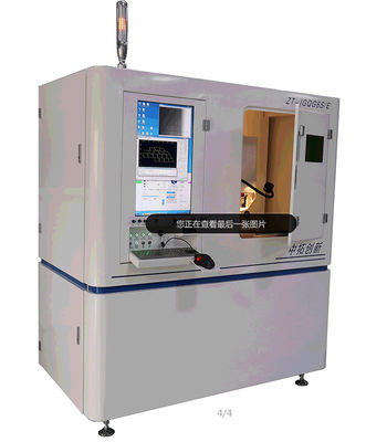Super Hard Material Cutting CNC Fiber Laser Machine con testa di taglio speciale su misura e asse rotativo